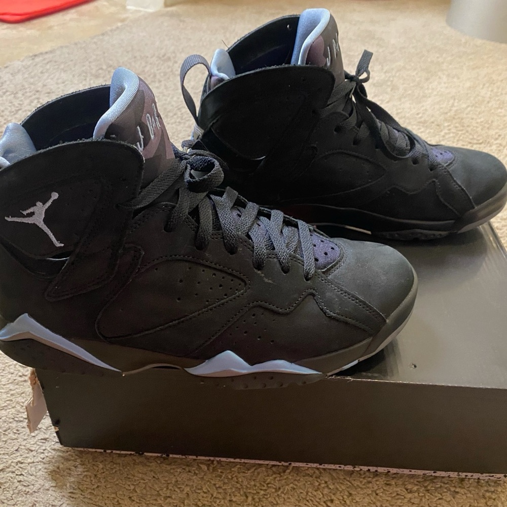 Men Air Jordan 7 “Chambray” sz 8.5 - Picture 3 of 7